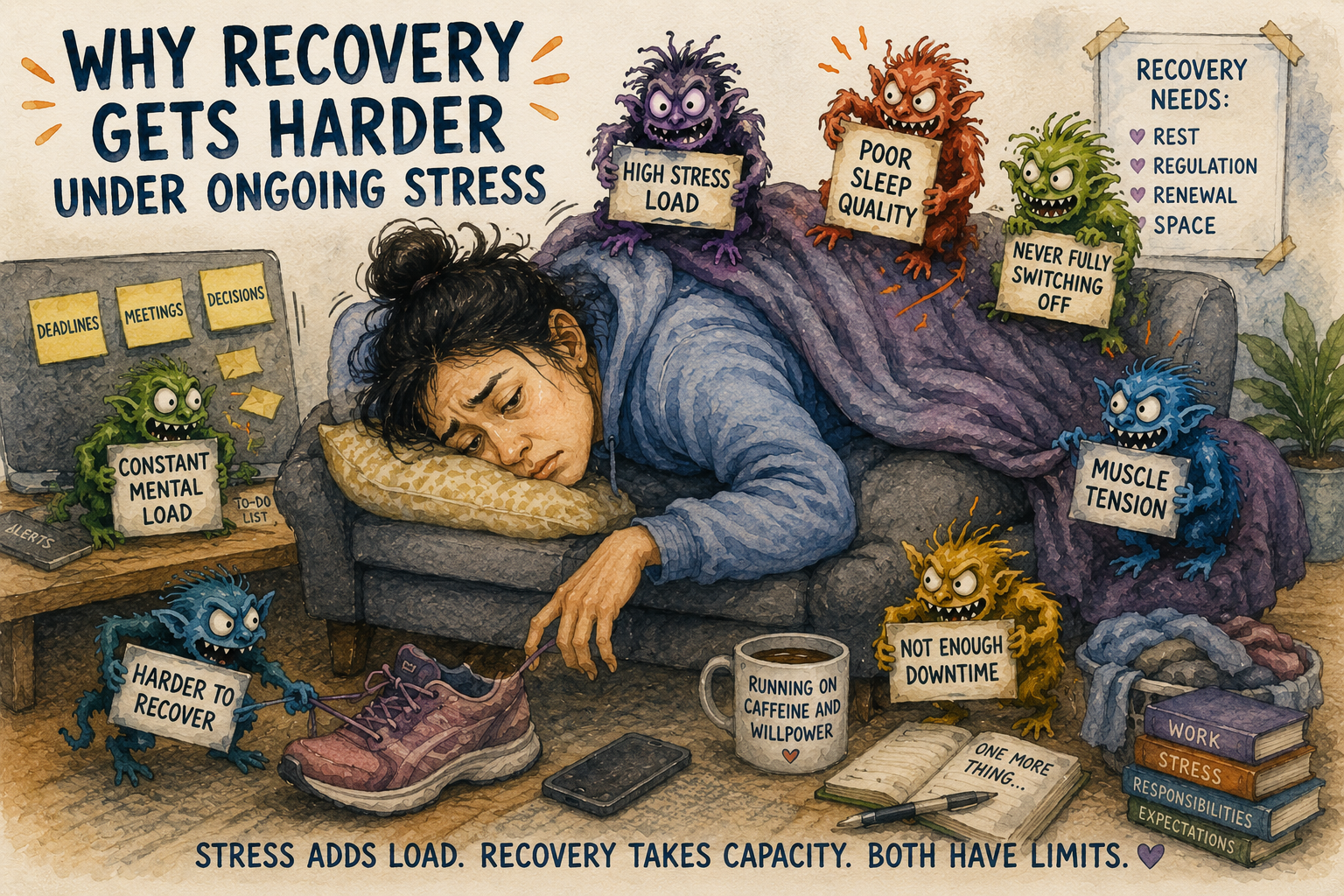 Why Recovery Gets Harder Under Ongoing Stress