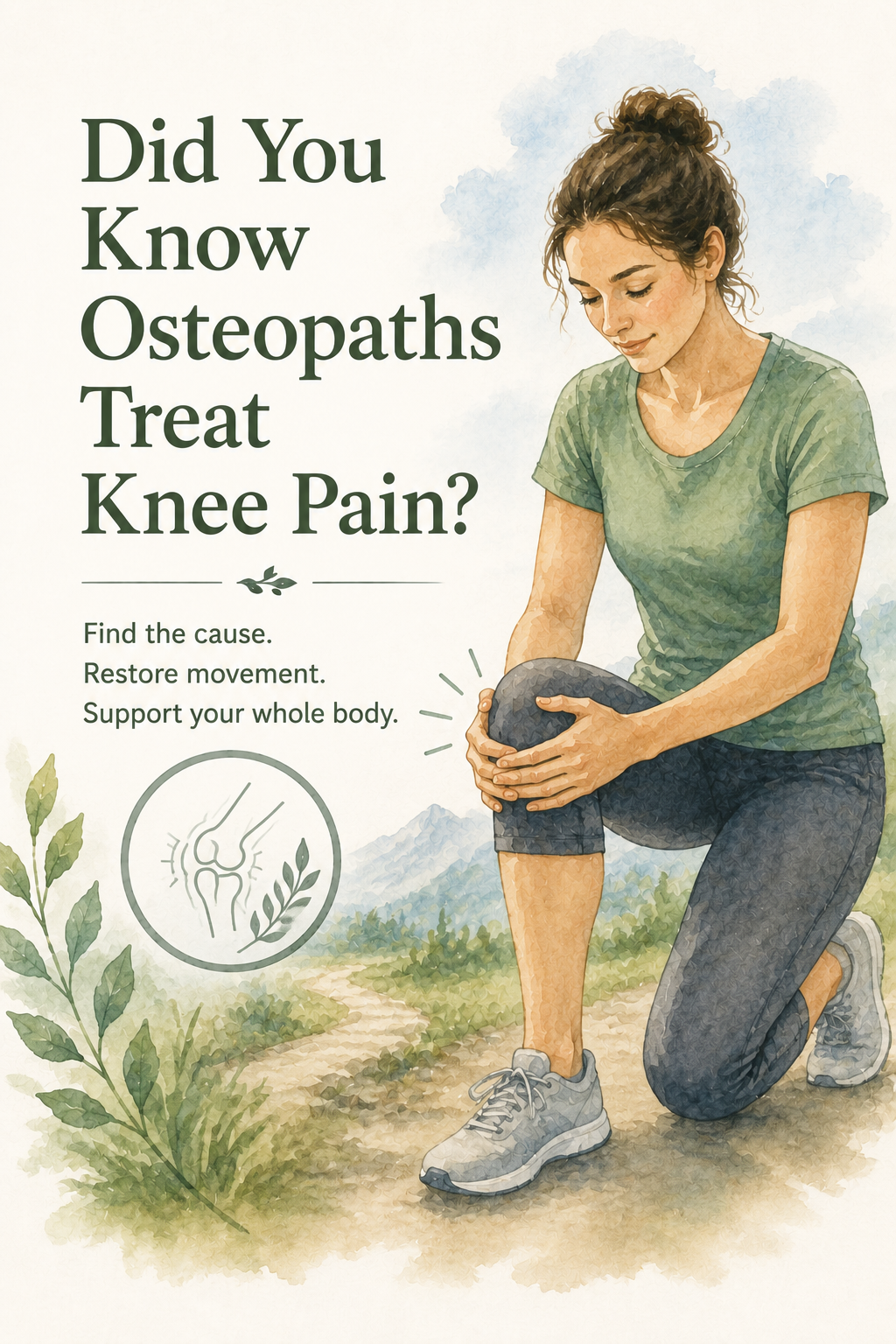 Did You Know Osteopaths Treat Knee Pain?