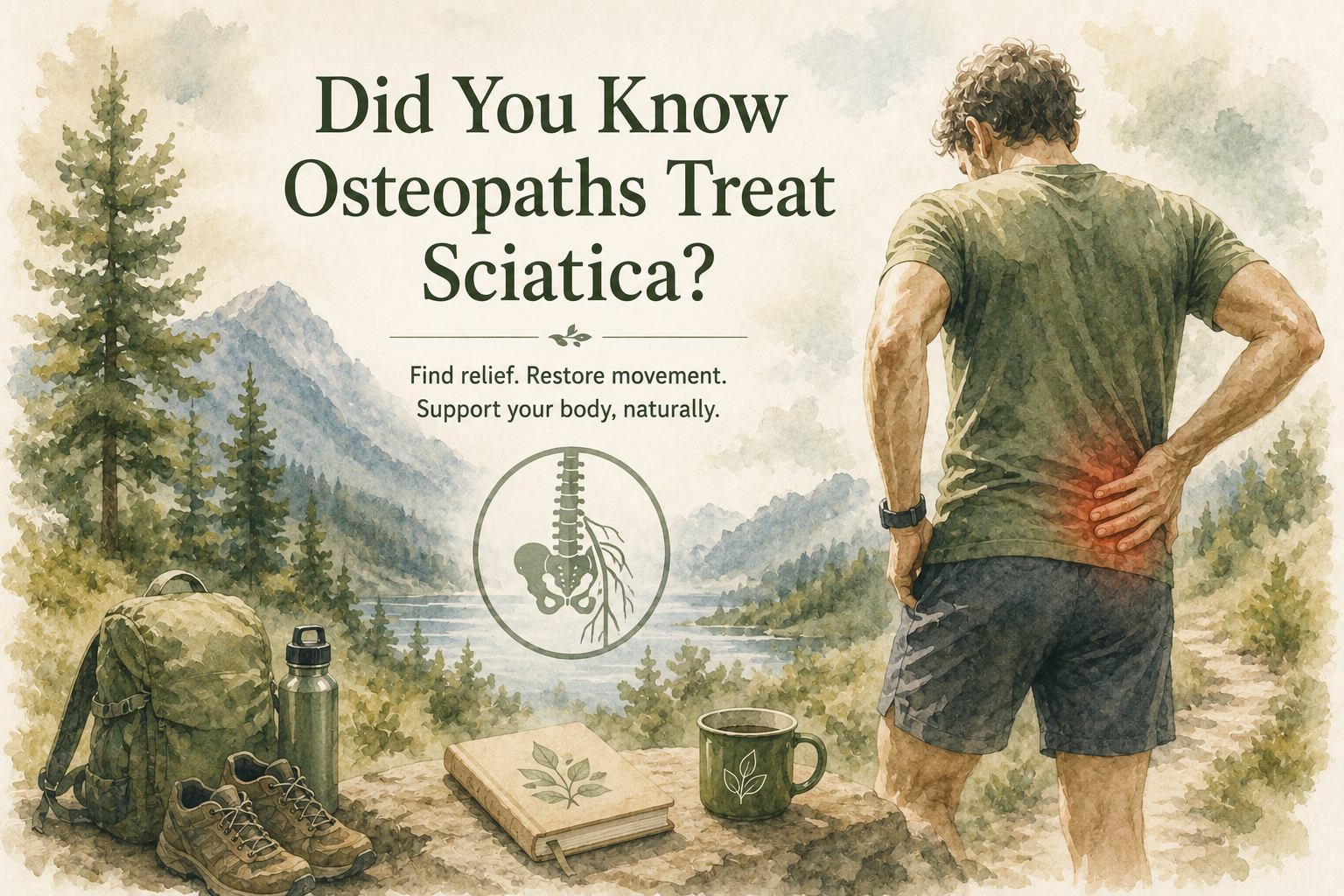 Osteopaths treat sciatica