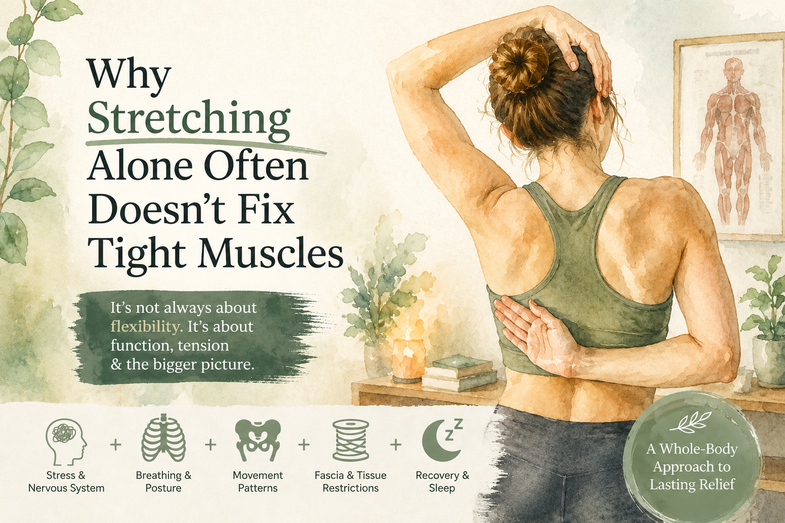 Why Stretching Alone Often Doesn’t Fix Tight Muscles